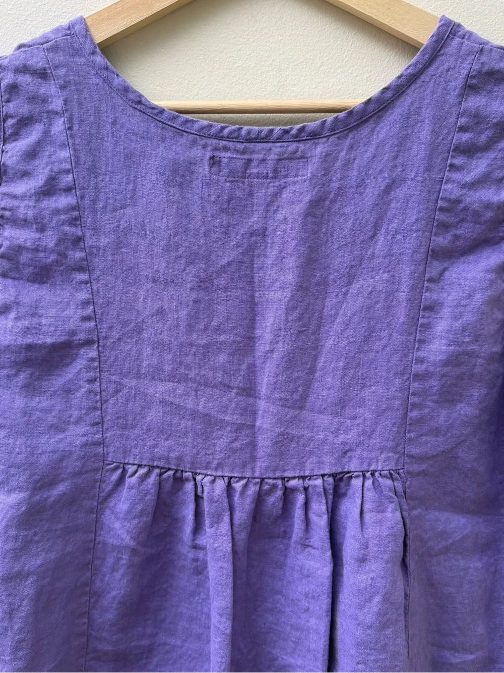 Flax Lavender Linen Tank Top - Picture 6 of 7